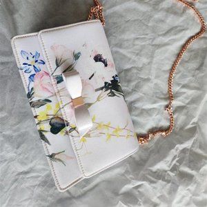 Ted Baker Satin Floral Clutch